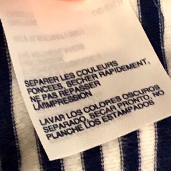 Tommy Hilfiger 3/4 Sleeve Striped Top - Medium - Picture 11 of 11